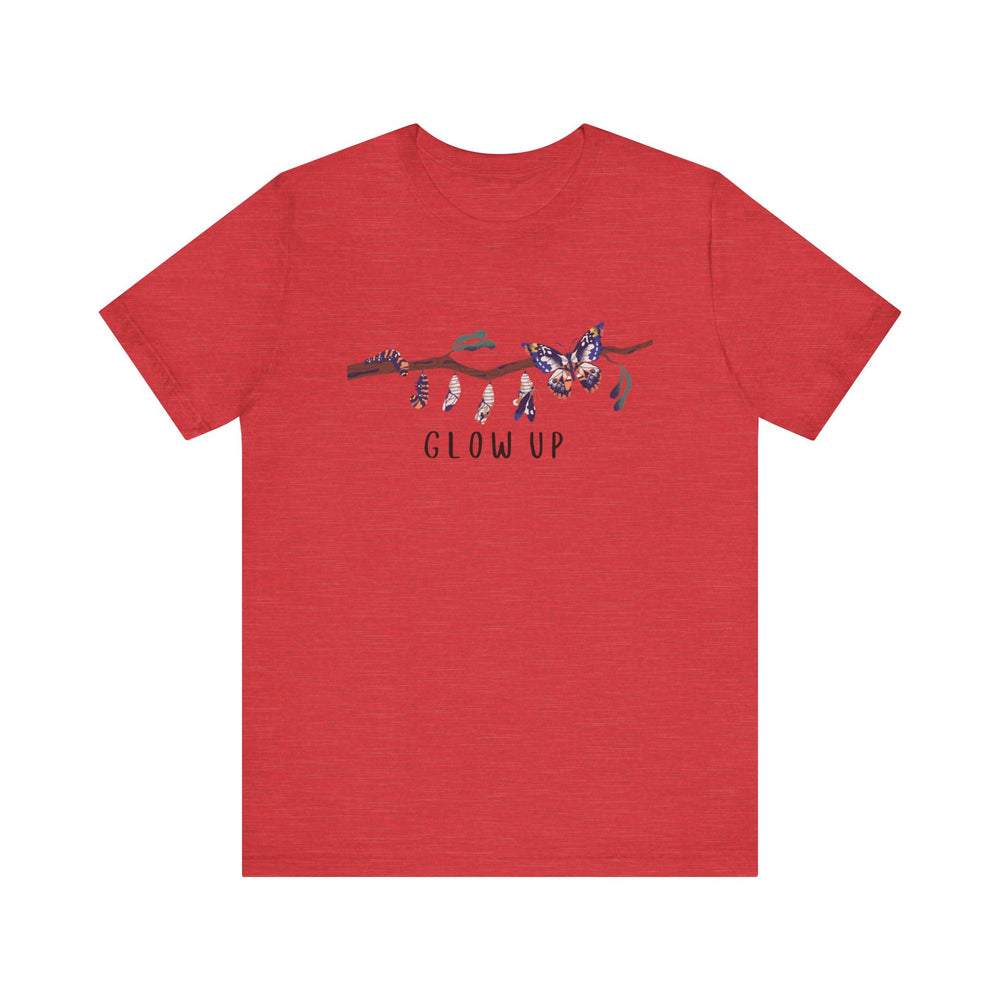 Glow Up Butterflies Jersey Short Sleeve Tee