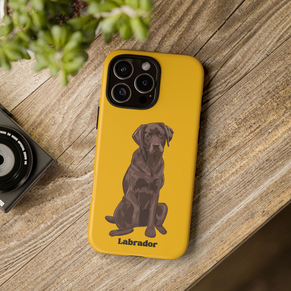 Chocolate Lab Protective Phone Case