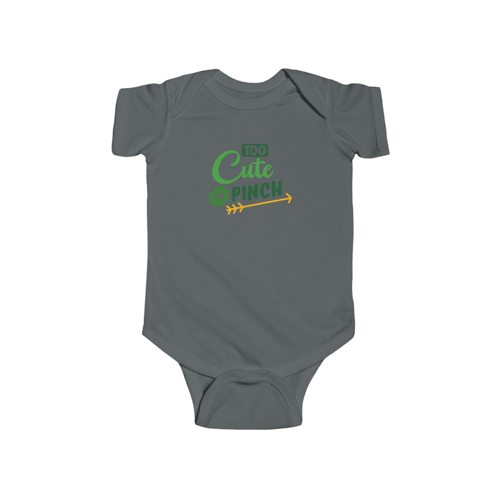Too Cute To Pinch Infant Bodysuit – Lucky, Adorable, and Oh-So-Comfy! 🍀