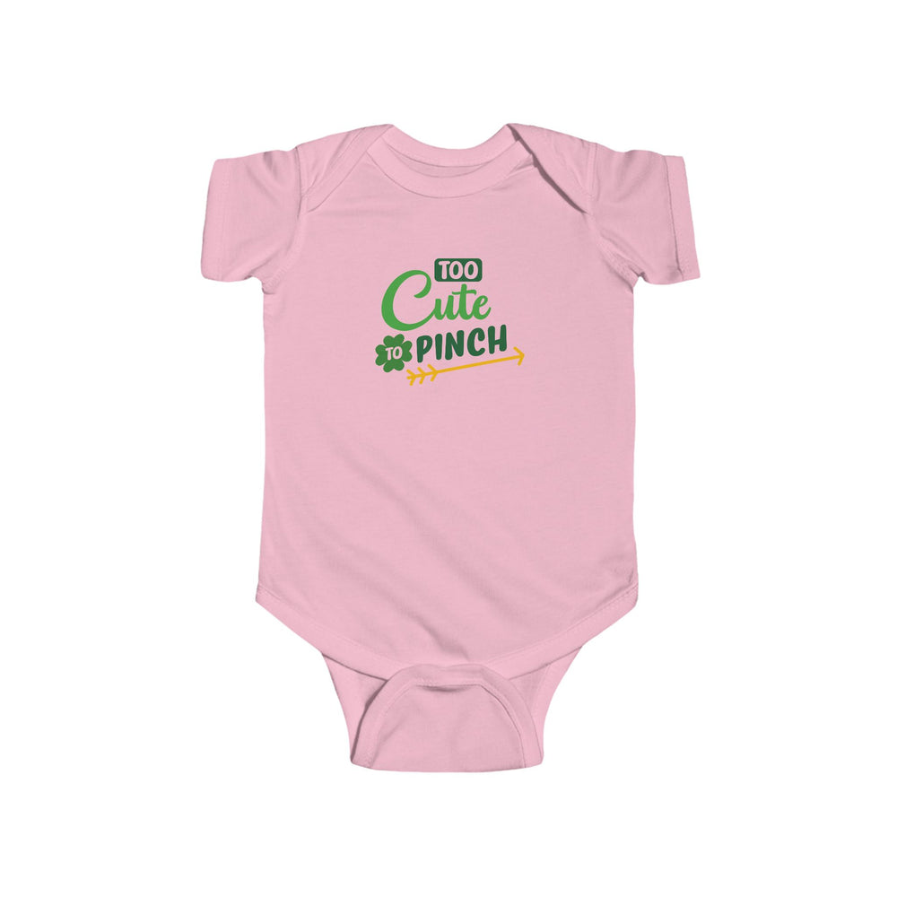 Too Cute To Pinch Infant Bodysuit – Lucky, Adorable, and Oh-So-Comfy! 🍀