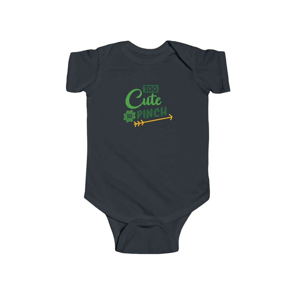 Too Cute To Pinch Infant Bodysuit – Lucky, Adorable, and Oh-So-Comfy! 🍀
