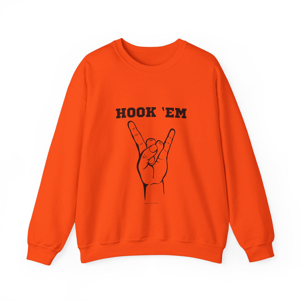 Hook 'Em Crewneck Sweatshirt