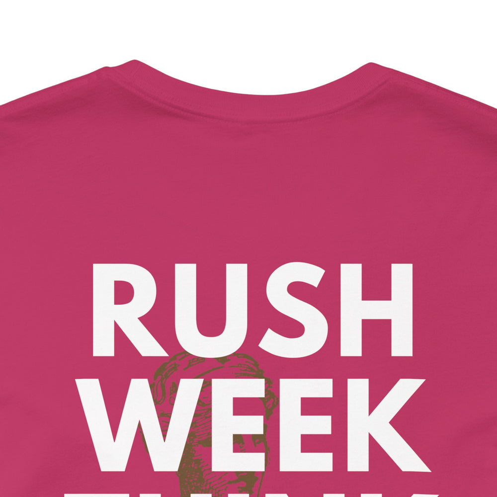 Rush Week Think Greek 2025 Sorority & Fraternity Jersey Short Sleeve Tee