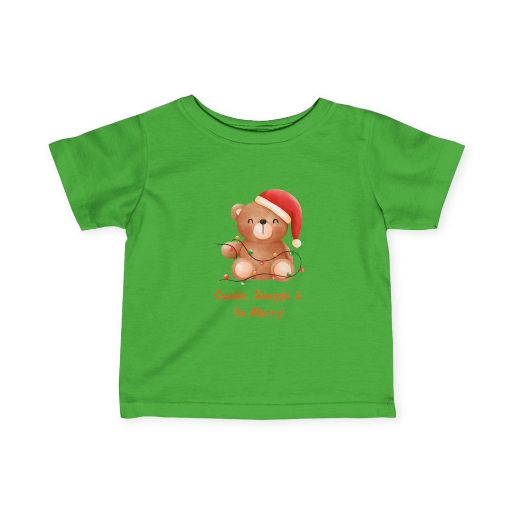 Cuddle, Snuggle and Be Merry Infant Fine Jersey Tee
