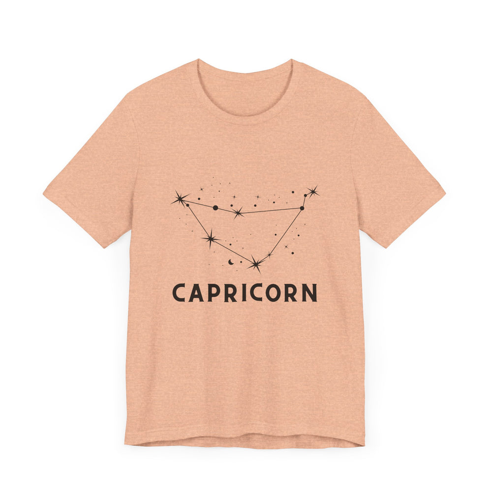 Capricorn Sea Goat Constellation Zodiac Unisex Jersey Short Sleeve Tee