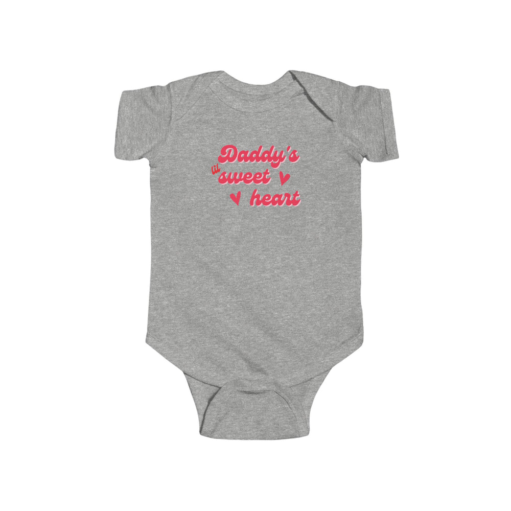 Daddy's lil sweet heart onesie