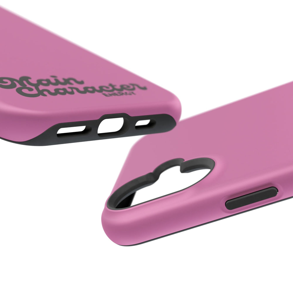 Main Character Energy Pink Edition Magnetic Tough iPhone 16, 15, 14, 13 Pro & Max Cases