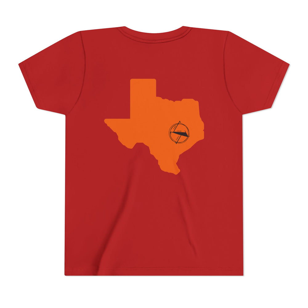 🤠 FYT ATX Youth Short Sleeve Tee – Texas State with ATX Circle Marker 🌟