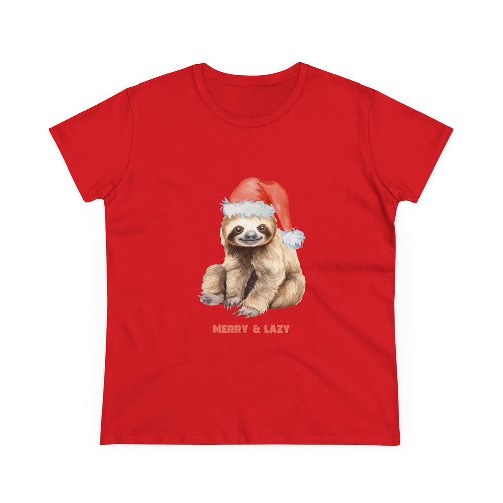Sloth Christmas Women's Tee