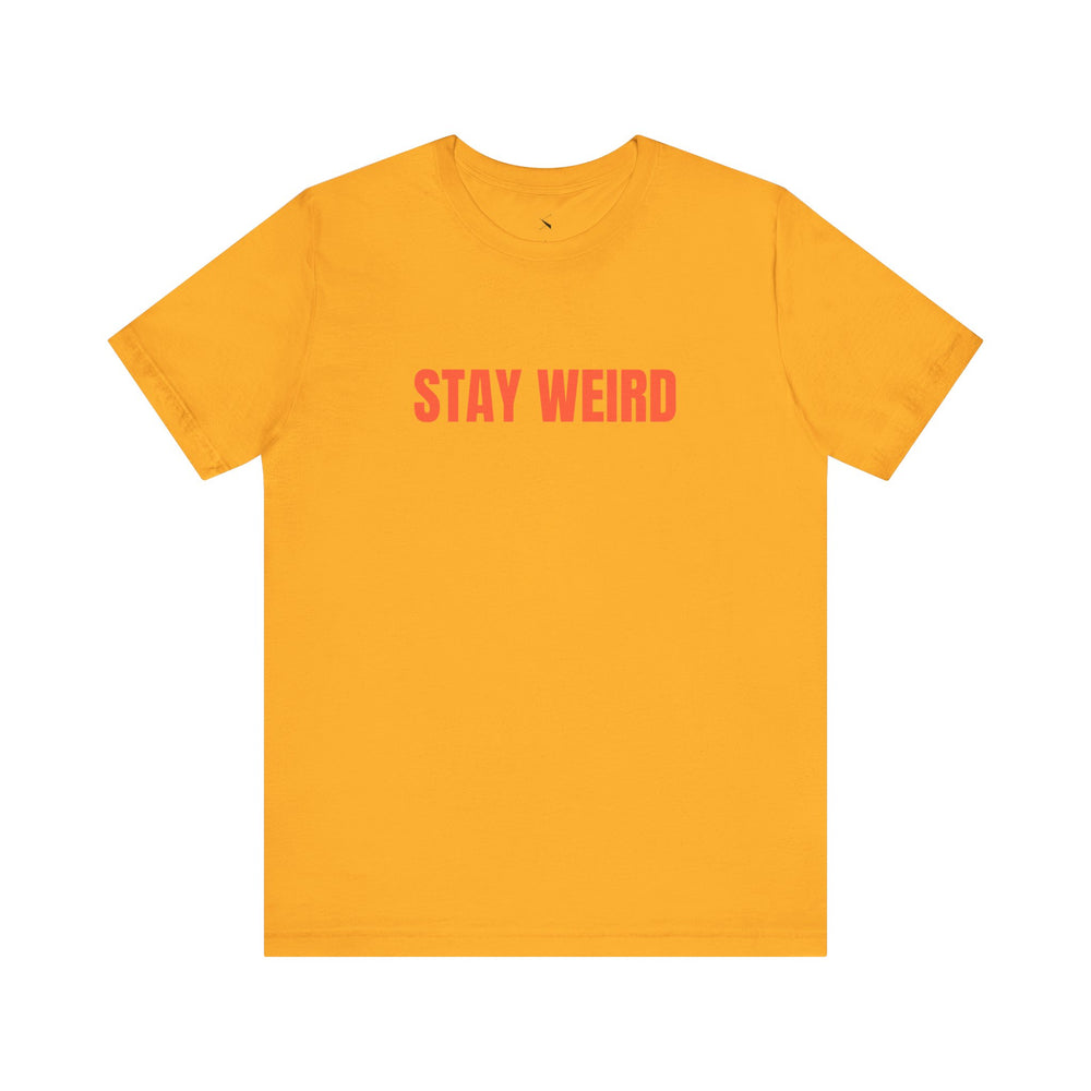 Stay Weird Oversized Tee – Embrace Your Uniqueness. Own the Moment. 🌀🖤