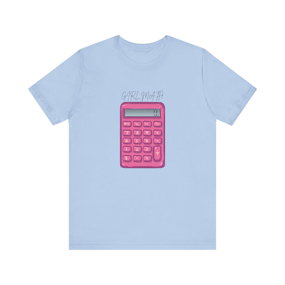 GIRL MATH Unisex Jersey Short Sleeve Tee