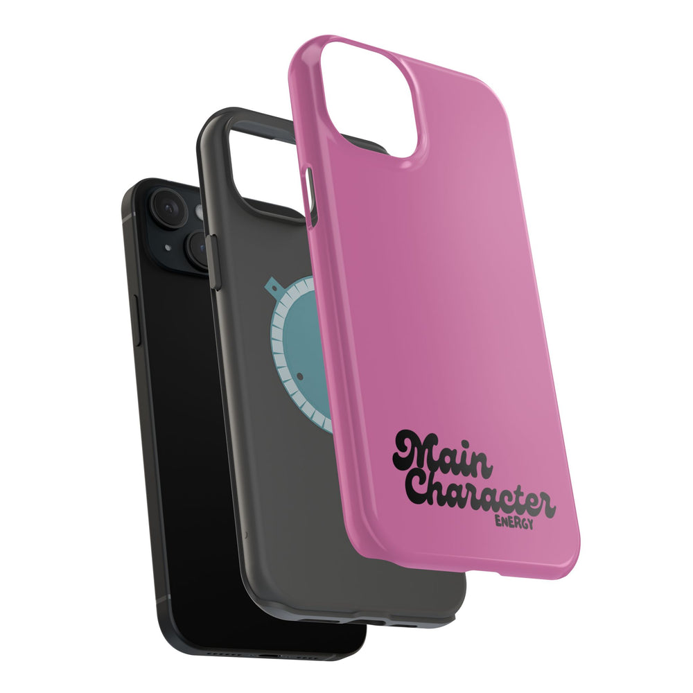 Main Character Energy Pink Edition Magnetic Tough iPhone 16, 15, 14, 13 Pro & Max Cases