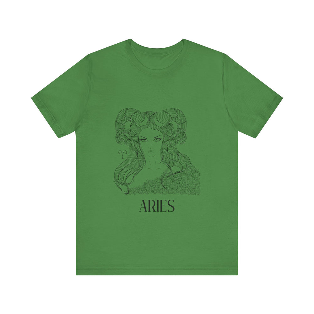 Aries Constellation Zodiac Unisex Jersey Short Sleeve Tee