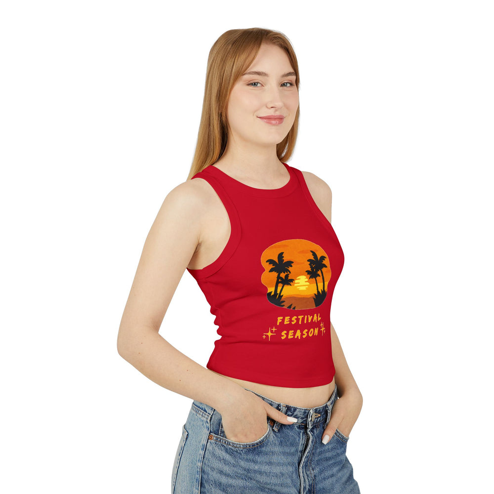 Festival Season - Women's Micro Rib Racer Tank Top