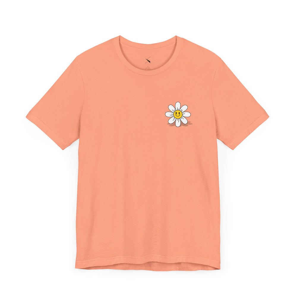 Smiling Daisy Men's Jersey Tee - Casual Summer Vibes
