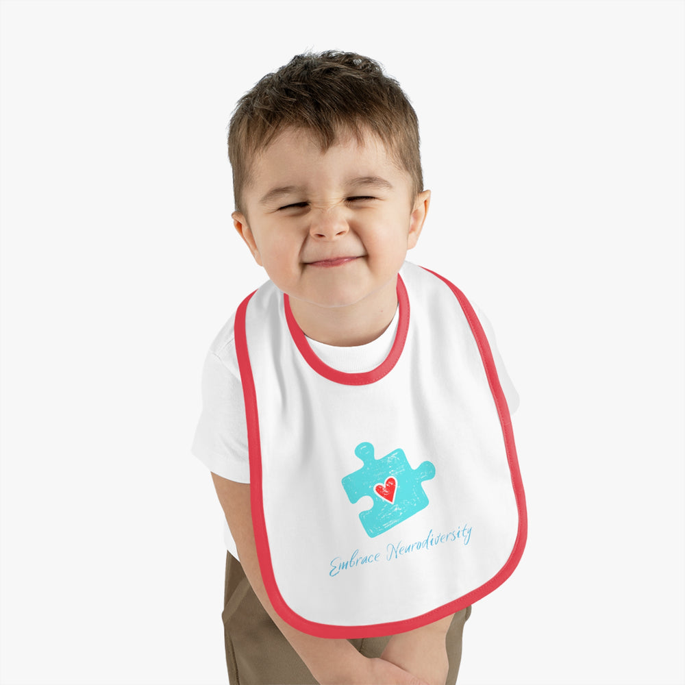 Embrace Neurodiversity Baby Jersey Bib