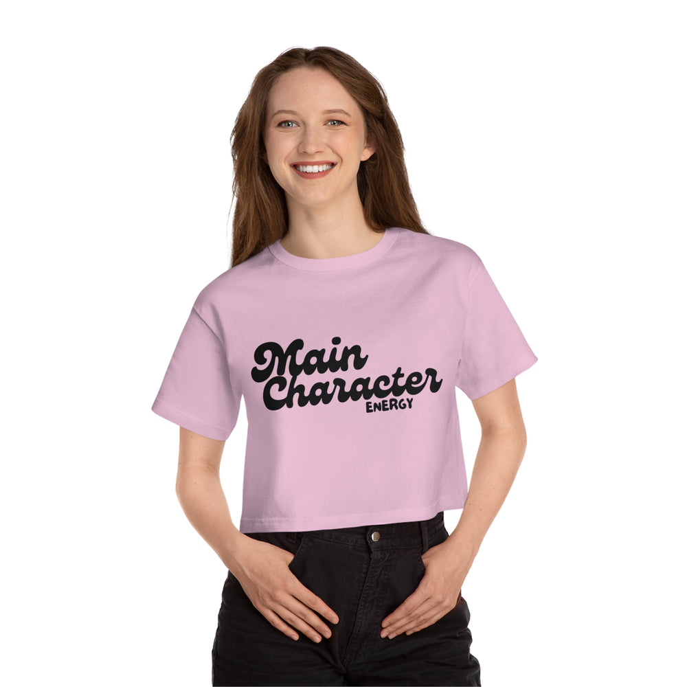 Main Character Energy Champion Women's Heritage Cropped T-Shirt