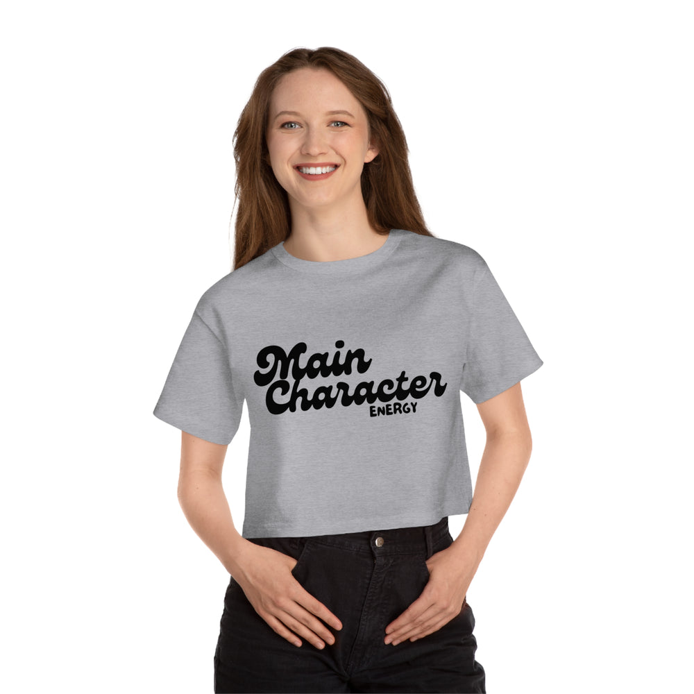 Main Character Energy Champion Women's Heritage Cropped T-Shirt