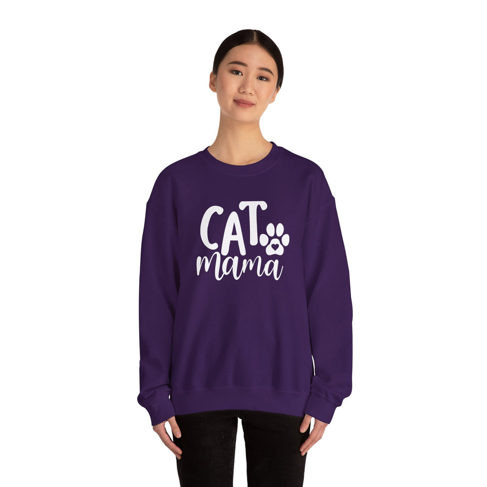 Cat Mama Crewneck Sweatshirt