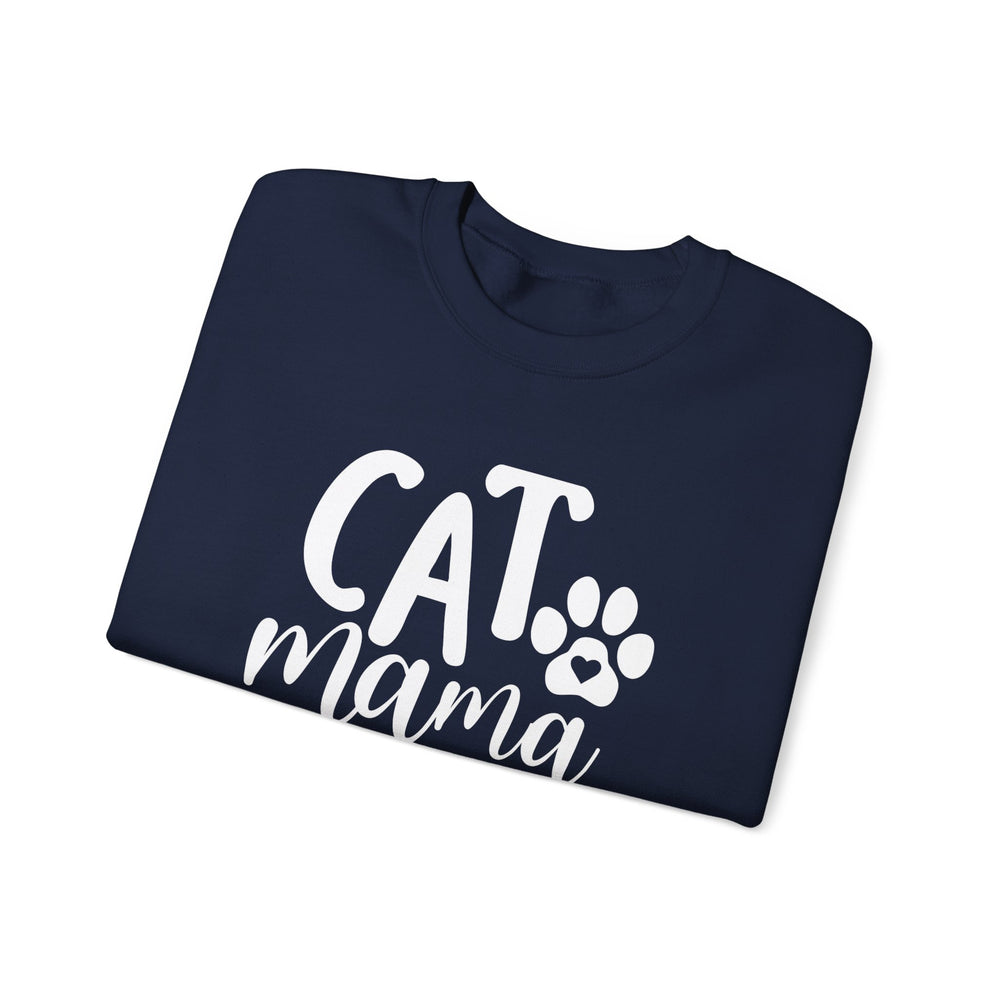 Cat Mama Crewneck Sweatshirt