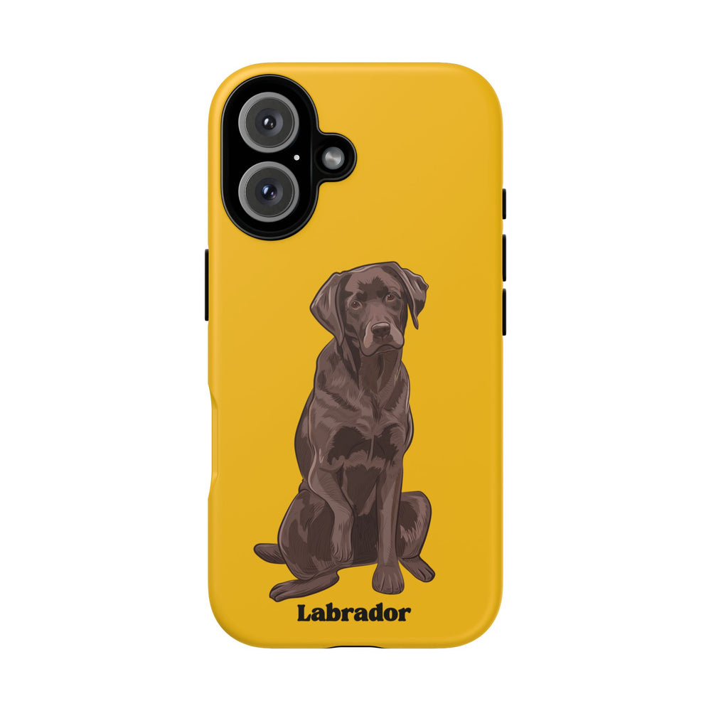 Chocolate Lab Protective Phone Case