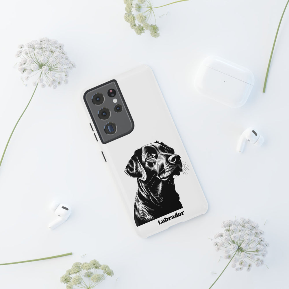 Black Lab Protective Phone Case