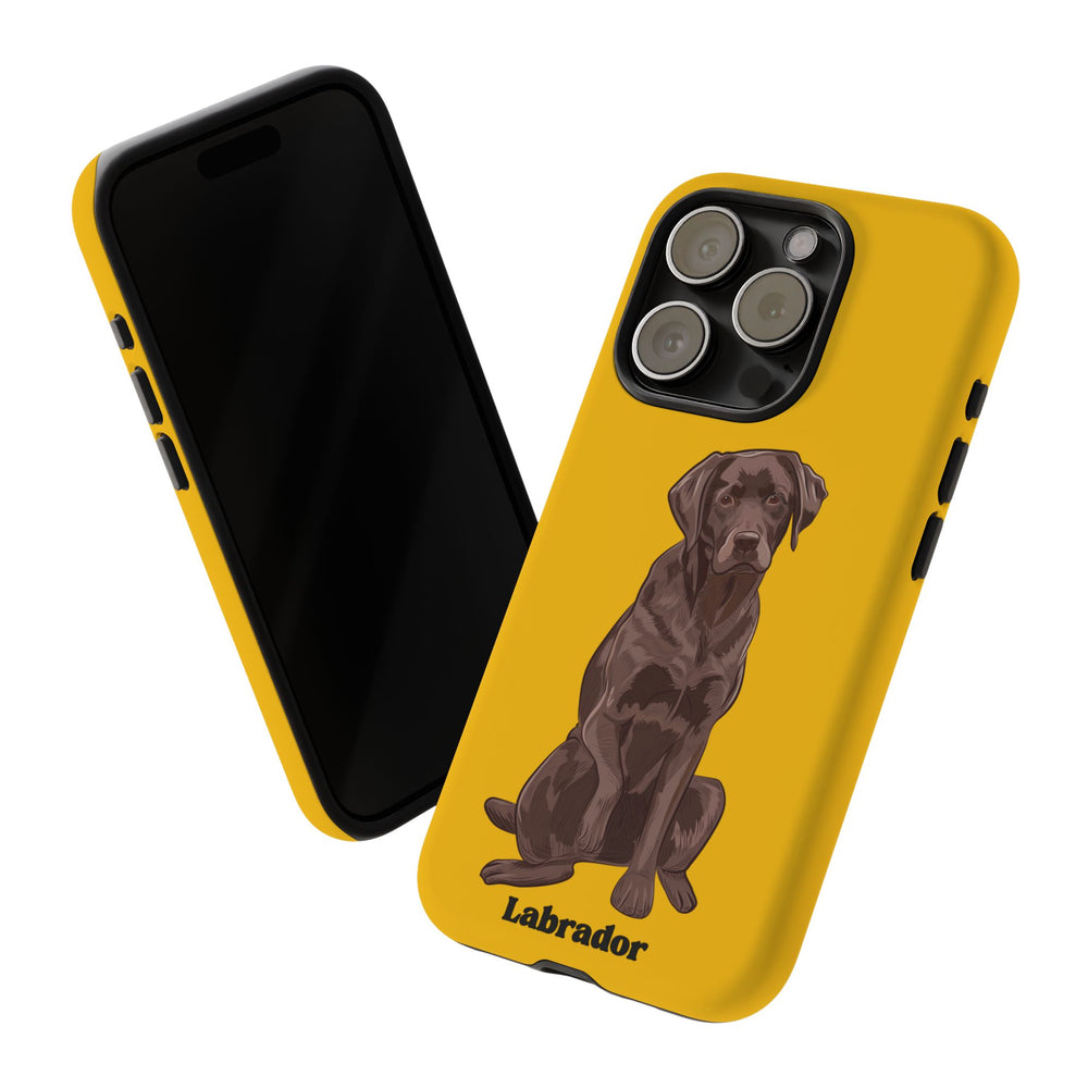 Chocolate Lab Protective Phone Case