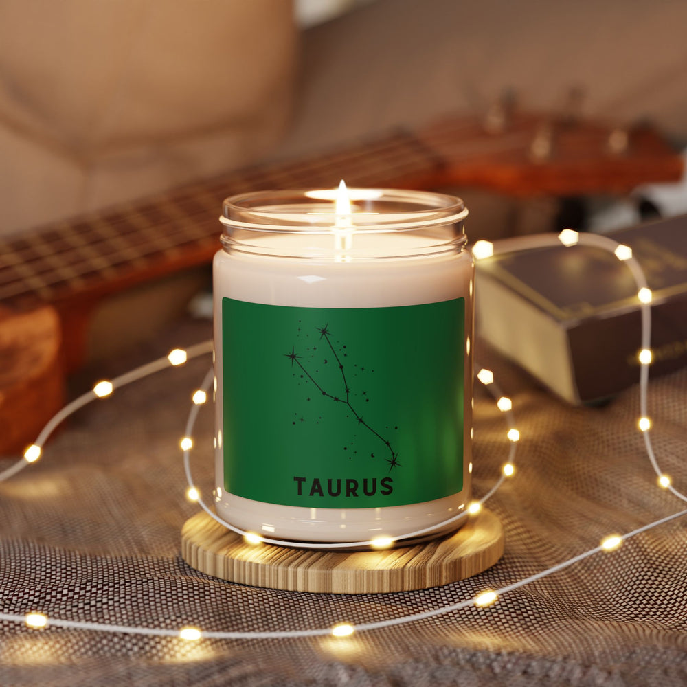 Taurus Zodiac Constellation Scented Soy Candle, 9oz