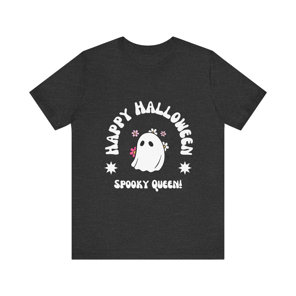 Happy Halloween Spooky Queen Unisex Jersey Short Sleeve Tee