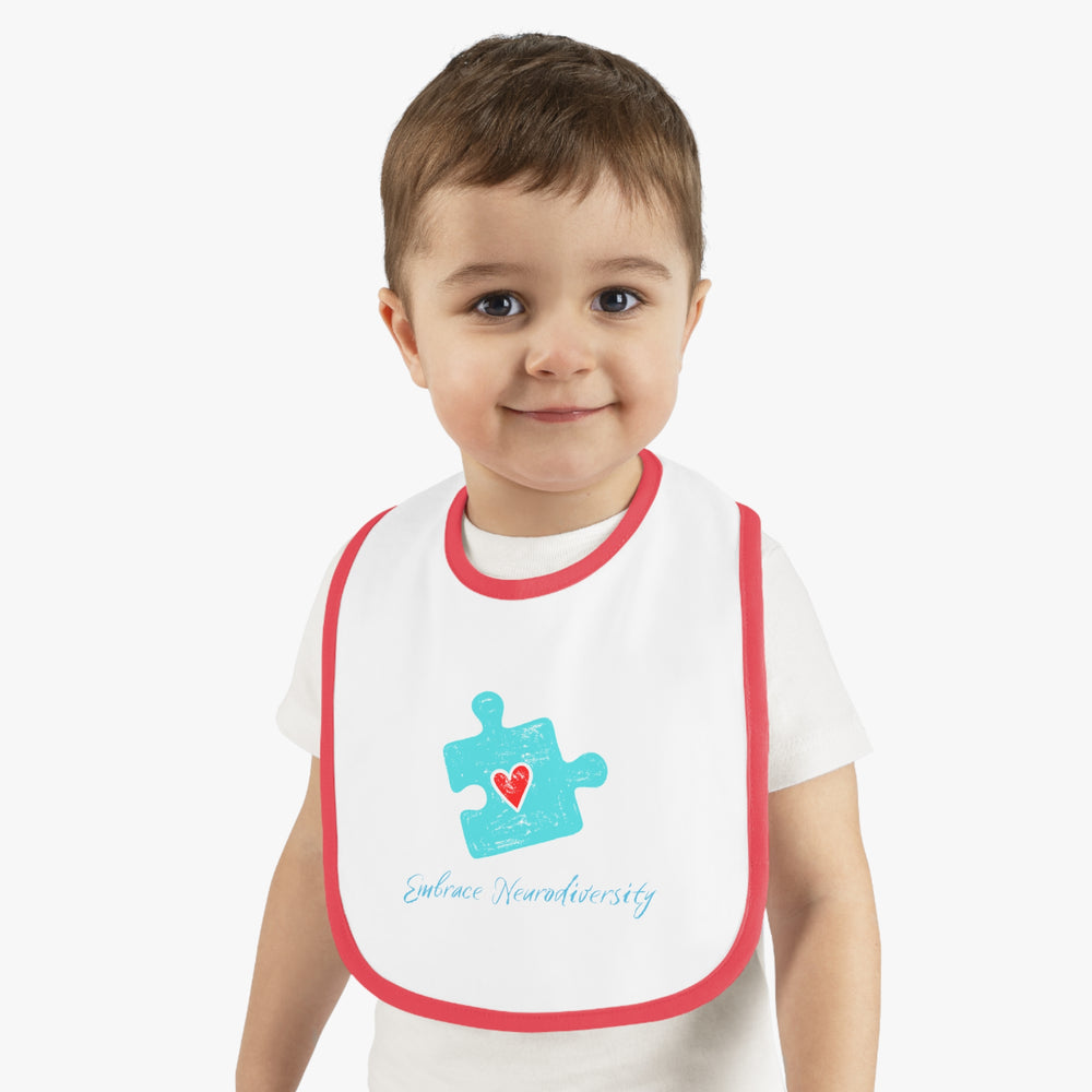 Embrace Neurodiversity Baby Jersey Bib