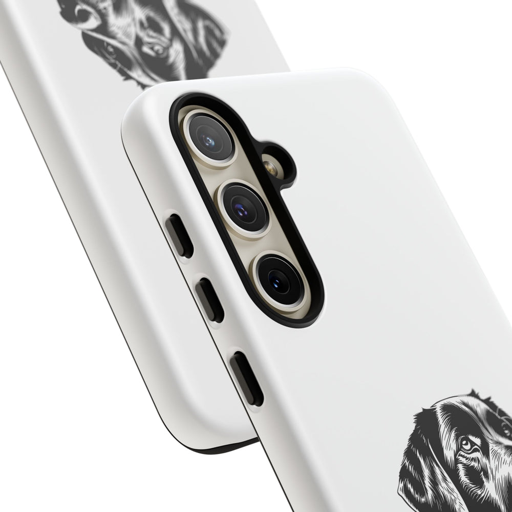 Black Lab Protective Phone Case