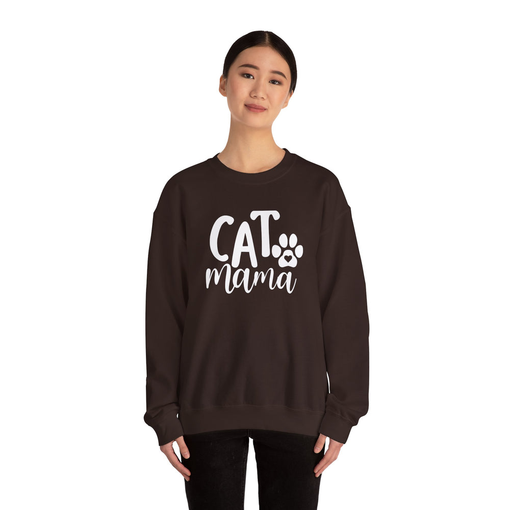 Cat Mama Crewneck Sweatshirt