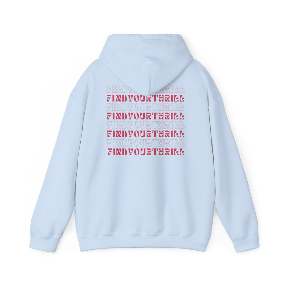 Find Your Thrill Hoodie – Adventure in Every Thread 🌎💙