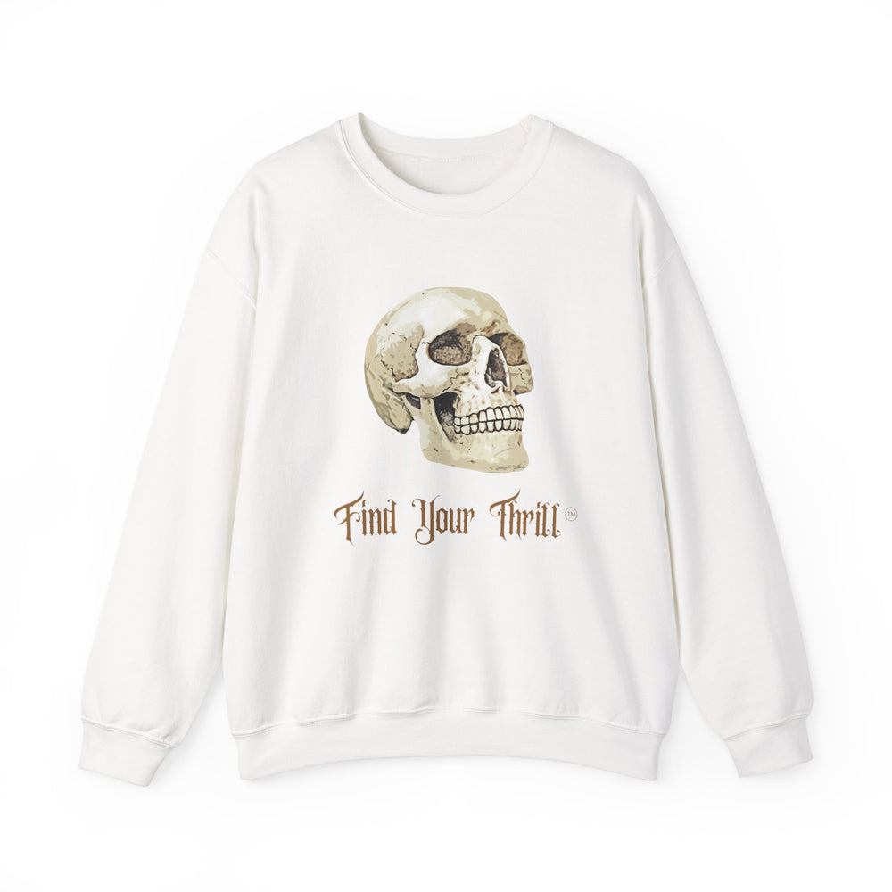 Find Your Thrill Skull Crewneck Sweatshirt