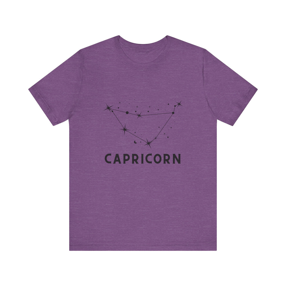 Capricorn Sea Goat Constellation Zodiac Unisex Jersey Short Sleeve Tee
