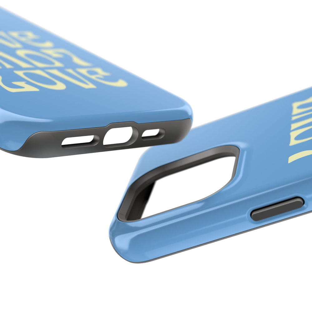 💙💛 Love Love Love – Blue & Yellow Magnetic Tough iPhone Case 💛💙