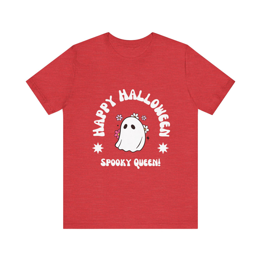Happy Halloween Spooky Queen Unisex Jersey Short Sleeve Tee