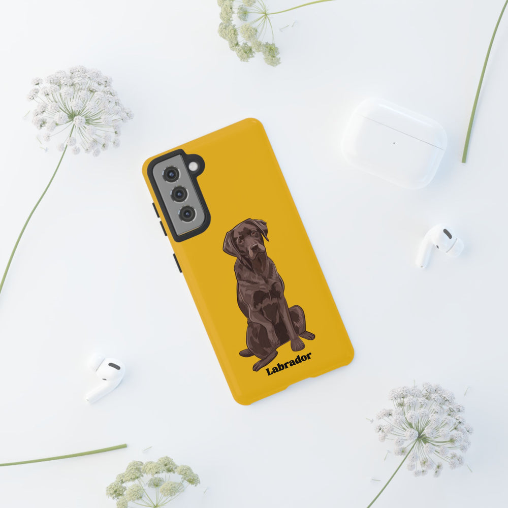 Chocolate Lab Protective Phone Case