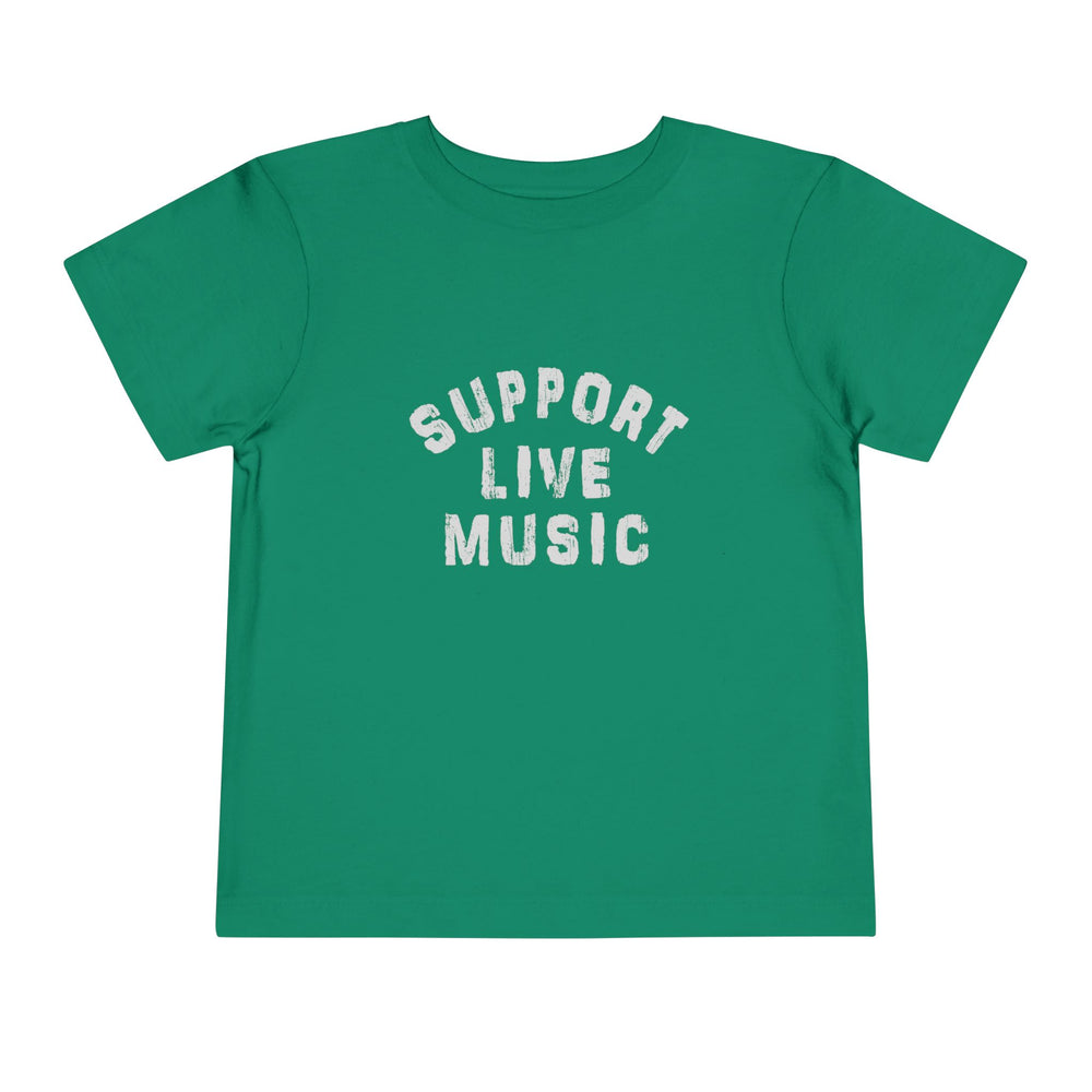 Support Live Music Toddler Short Sleeve Tee