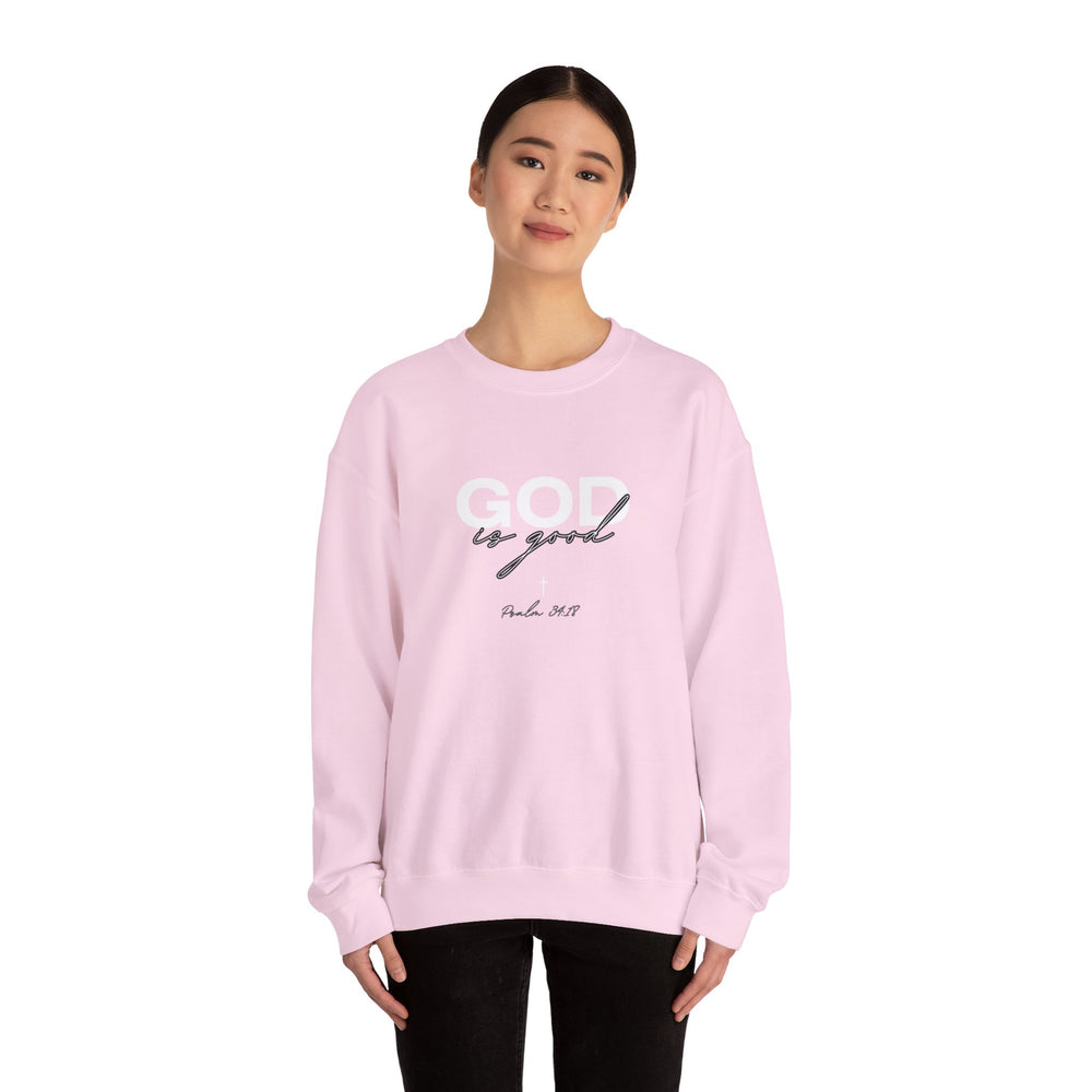 God Is Good - Psalms 34:18 - Crewneck Sweatshirt