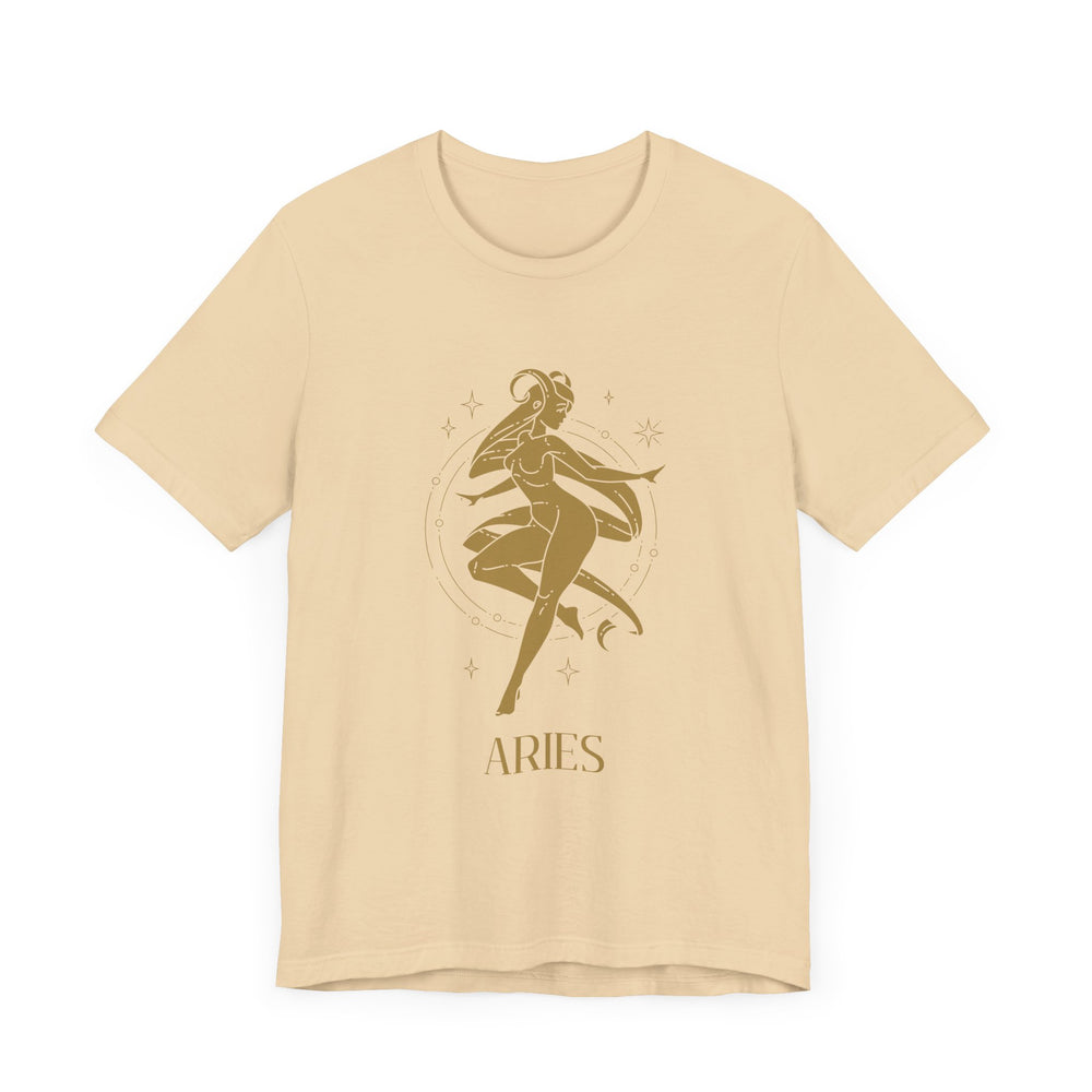 Aries Constellation Zodiac The Ram Men's Jersey Short Sleeve Tee