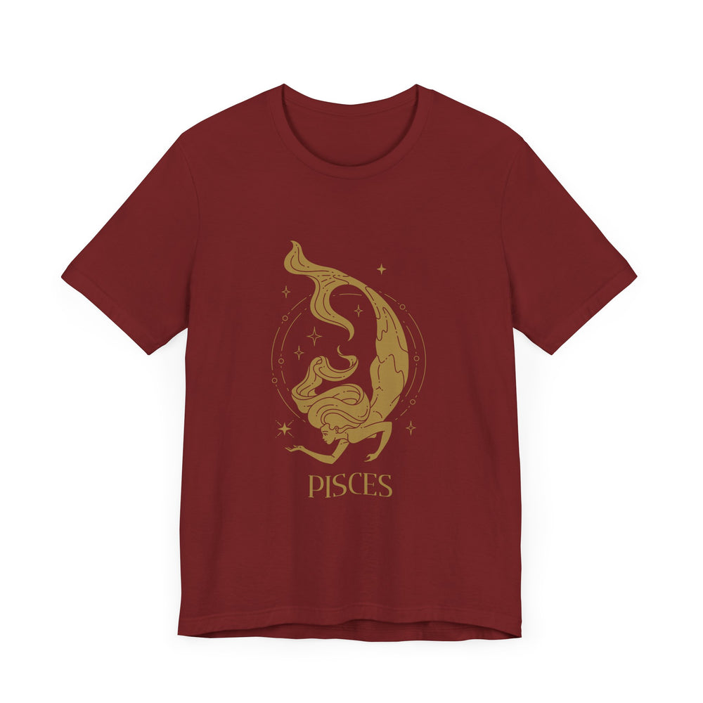 Pisces Constellation Zodiac Unisex Jersey Short Sleeve Tee