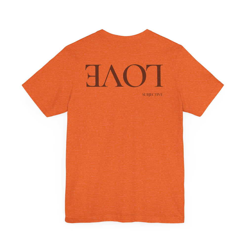 EVOL Subjective Men's Jersey Short Sleeve Tee – Love, Your Way ❤️