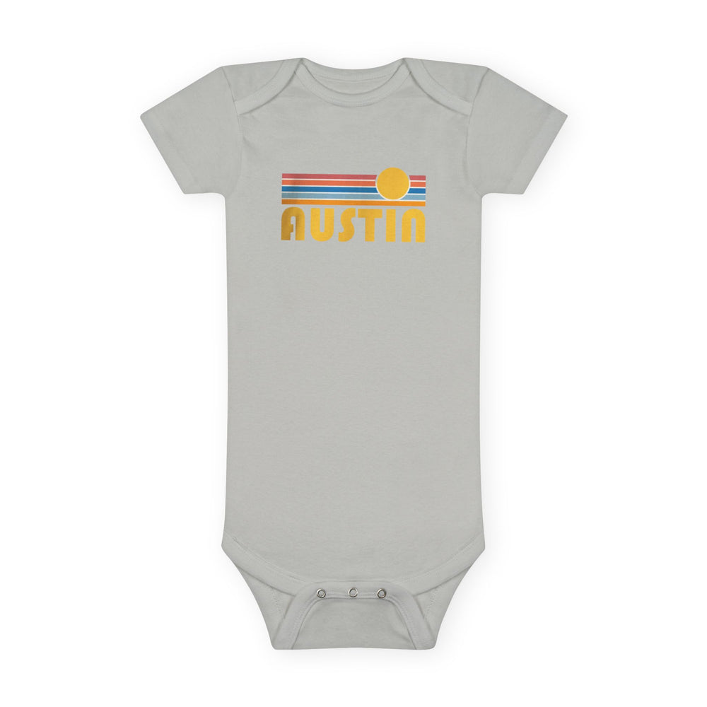 Austin Retro Sun Baby Short Sleeve Onesie®