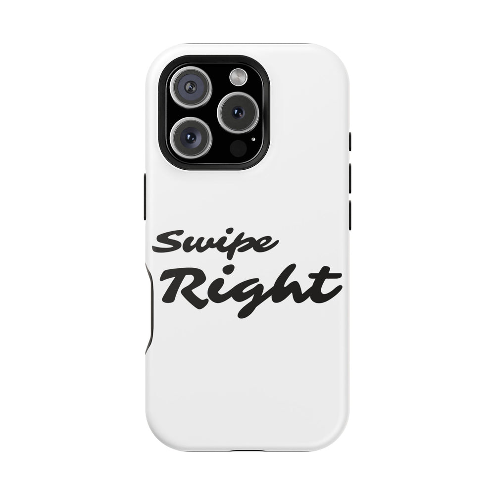Swipe Right iPhone 16, 15 Magnetic Tough Cases - A Perfect Match for Your iPhone