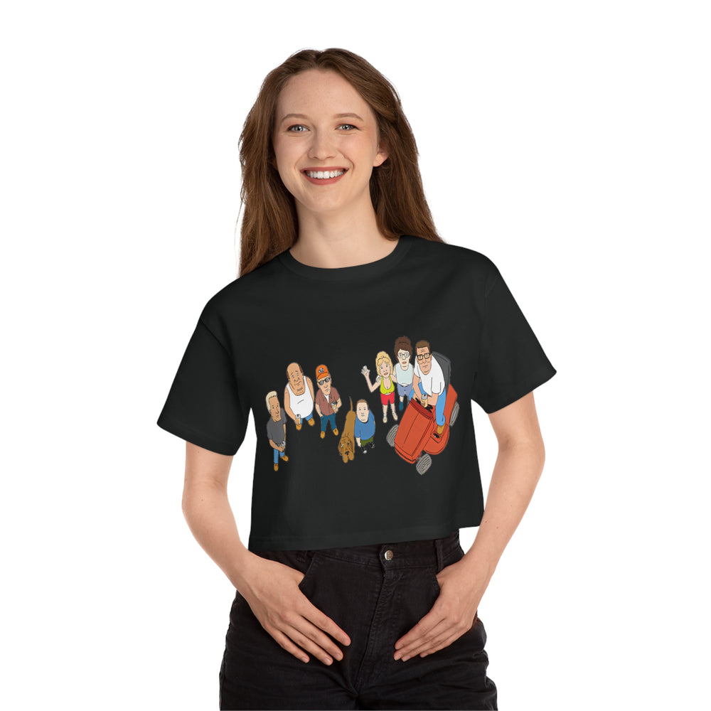 King Of The Hill Characters Champion Women's Heritage Cropped T-Shirt KOTH
