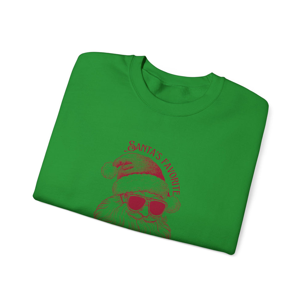 Santa's Favorite Crewneck Sweatshirt