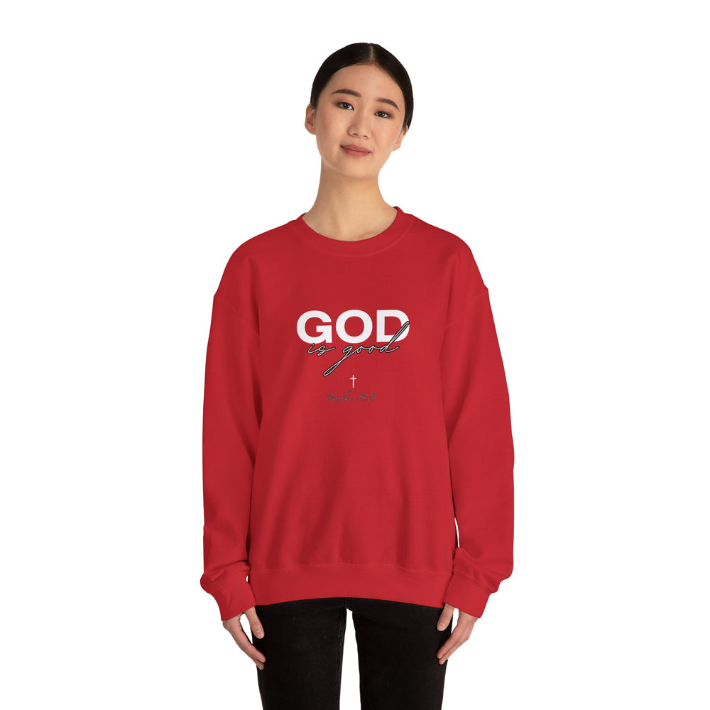 God Is Good - Psalms 34:18 - Crewneck Sweatshirt