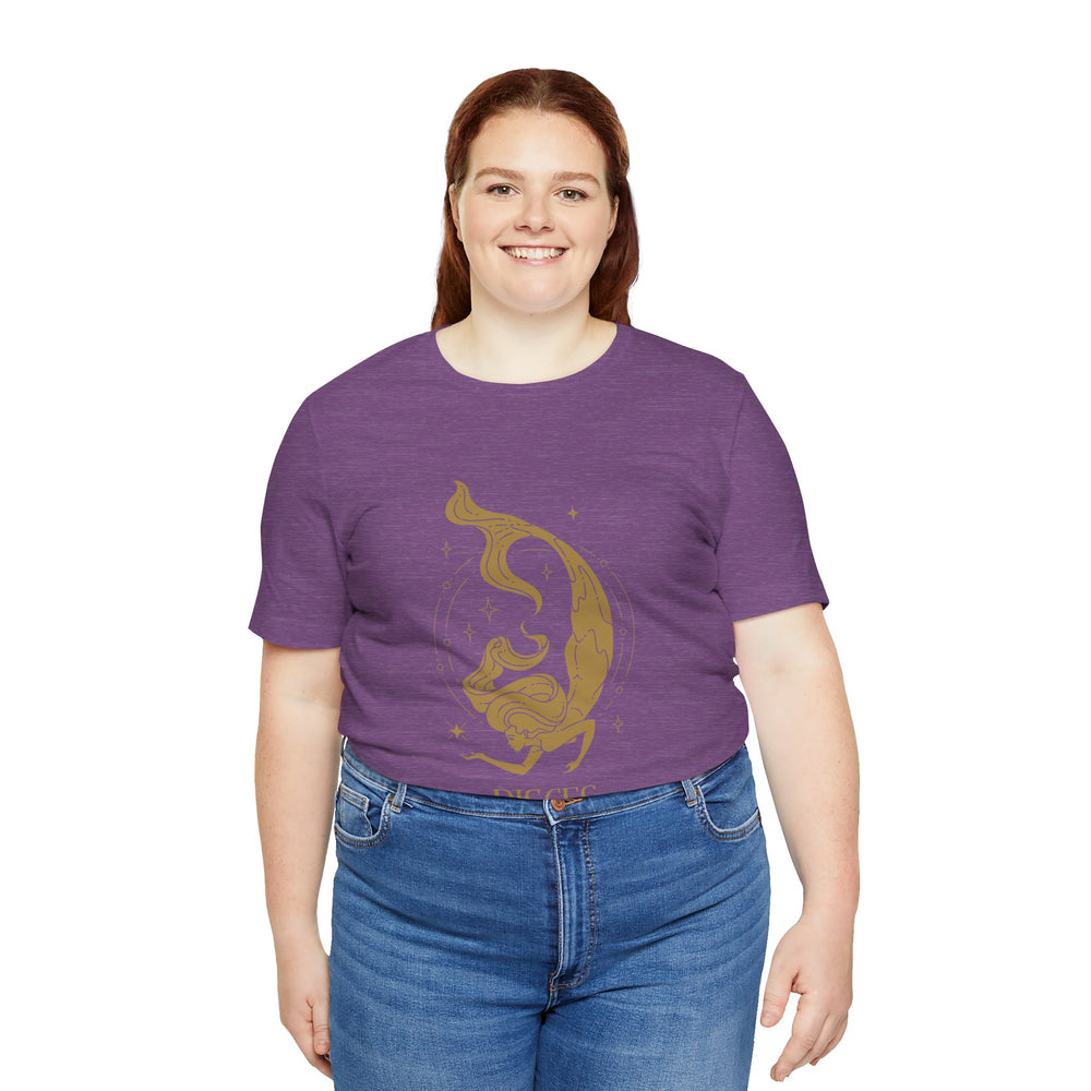 Pisces Constellation Zodiac Unisex Jersey Short Sleeve Tee