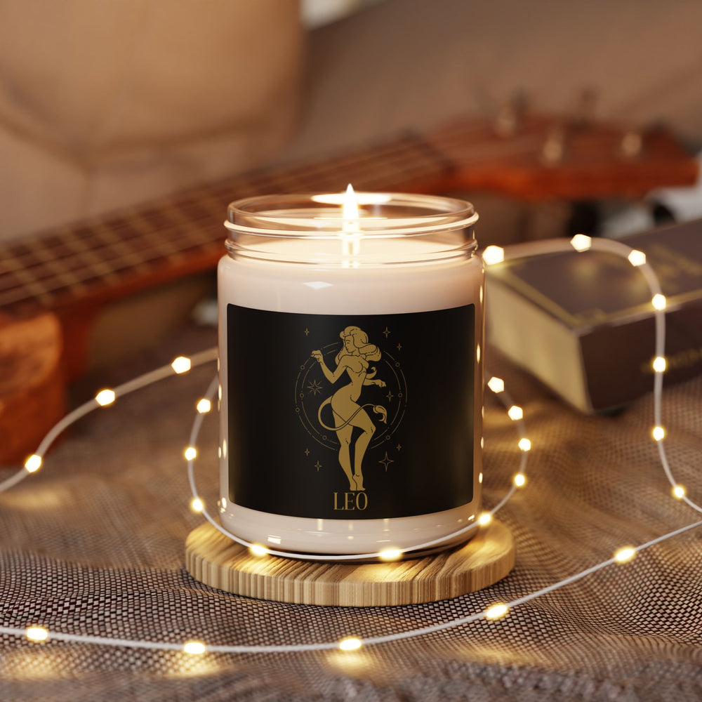 Leo  Zodiac Constellation Scented Soy Candle, 9oz
